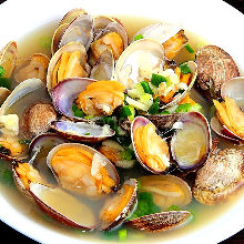 Manila clams steamed with sake