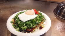 Hiroshima-style okonomiyaki