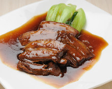 Simmered pork belly