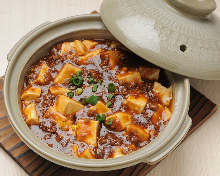 Spicy tofu and ground meat