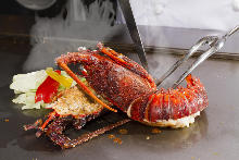 Spiny lobster Teppanyaki Spiny lobster Teppanyaki