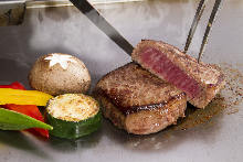 Wagyu beef tenderloin steak