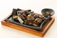 Teppan-yaki(cooked on a griddle)