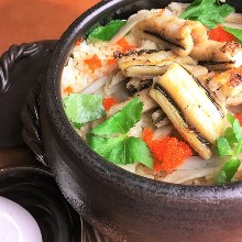 Donabe Gohan (rice in an earthen pot)