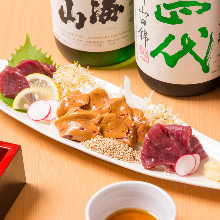 Assorted edible horse meat, 3 kinds