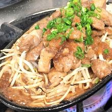 Stir-fried meat and vegetables