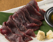 Whale sashimi