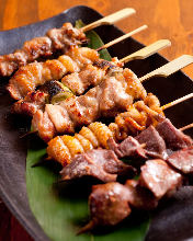 Assorted grilled skewers, 7 kinds