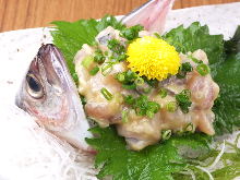 Namero (chopped and seasoned seafood)