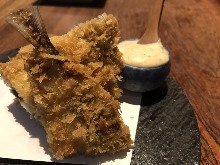Deep-fried horse mackerel