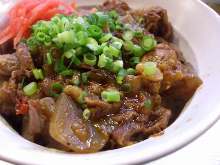 Simmered beef tendon