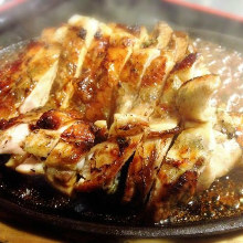 Grilled young chicken