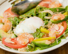 Shrimp and avocado salad