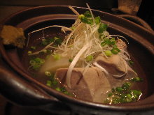 Tender stewed beef tongue