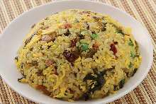 Fried rice with leaf mustard