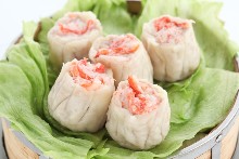 Steamed crab dumplings