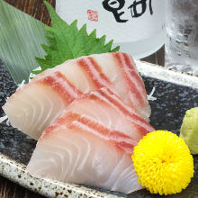 Seabream sashimi