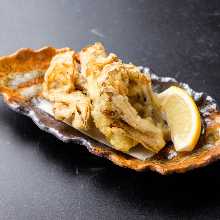 Hen-of-the-woods mushroom tempura