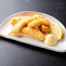 Chicken tenderloin tempura