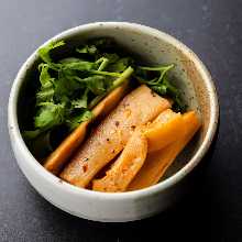 Pickled bamboo shoots