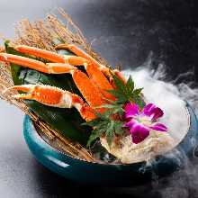 Boiled snow crab