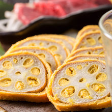 Lotus root tempura