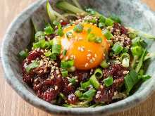 Horse meat tartare