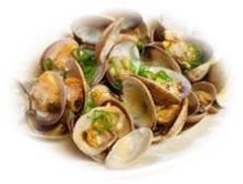 Manila clams steamed with sake