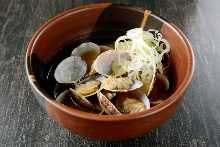 Manila clams miso soup