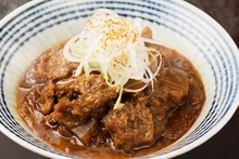 Simmered beef tongue 