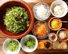 長野県農家直送の有機野菜使用