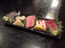 Assorted sashimi, 5 kinds