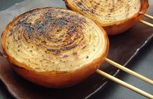 Charcoal grilled onion Charcoal grilled onion