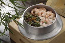 Kamameshi (pot rice) Kamameshi (pot rice)