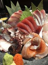 Assorted sashimi, 7 kinds