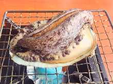 Grilled dancing abalone