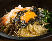 Stone grilled bibimbap