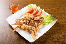 Fried crab