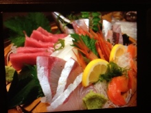 Assorted sashimi