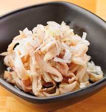 Pork guts (sashimi)