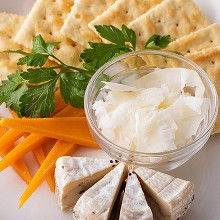 Assortment of carefully selected cheeses