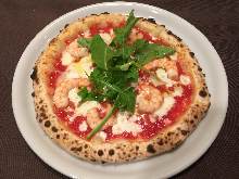 Pizza gamberetti