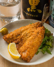 Deep-fried horse mackerel