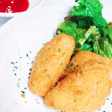 Fried camembert cheese