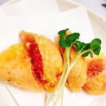 Mentaiko tempura