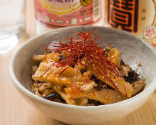 Spicy fermented bamboo shoots