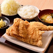 Fried chicken set meal