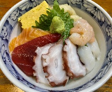 Octopus rice bowl