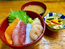 Healthy rice bowl