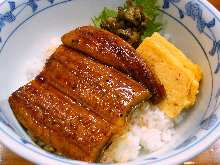 Domestic eel rice bowl